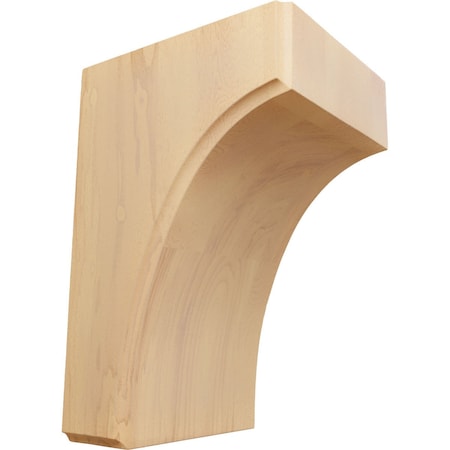 Ekena Millwork 3 1/2"W x 4"D x 6"H Clarksville Bracket, Red Oak BKTW04X04X06CVRO